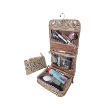 Load image into Gallery viewer, PURSEN NEW GETAWAY TOILETRY CASE - PYTHON
